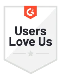 Badge: G2 Users Love Us!