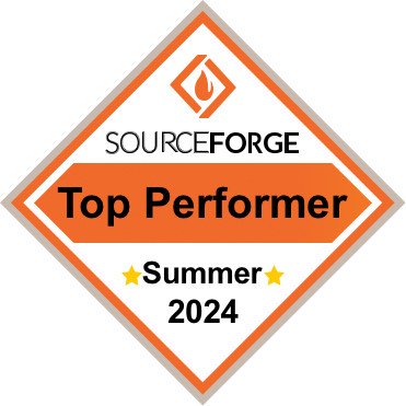 Badge: Sourceforge Top Performer Winter 2024