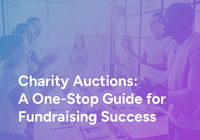 The article's title - Charity Auctions: A One-Stop Guide for Fundraising Success.